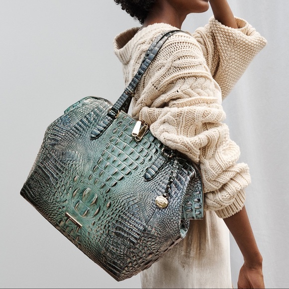 BRAHMIN MEDIUM CAMILA OBSIDIAN MELBOURNE TOTE NWOT - Picture 5 of 8